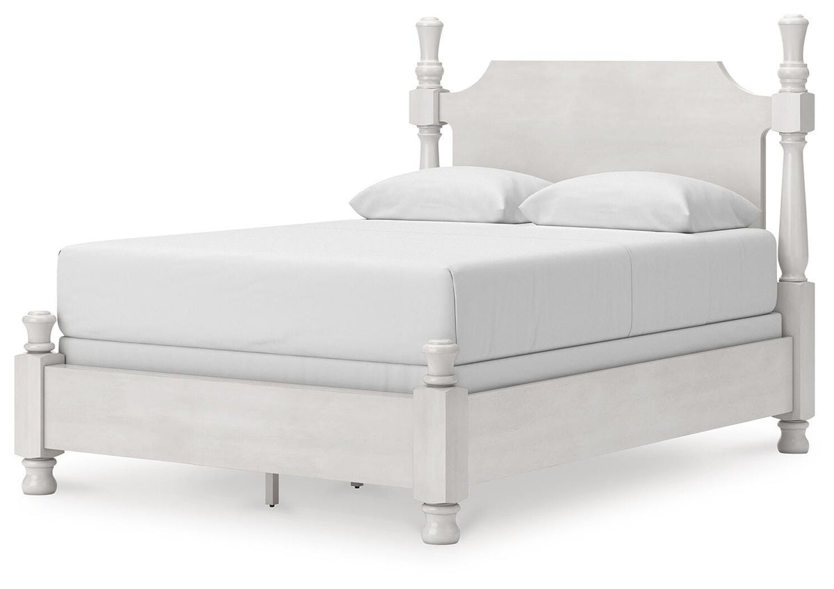 Rowlenstown Queen Poster Bed, Dresser and Mirror