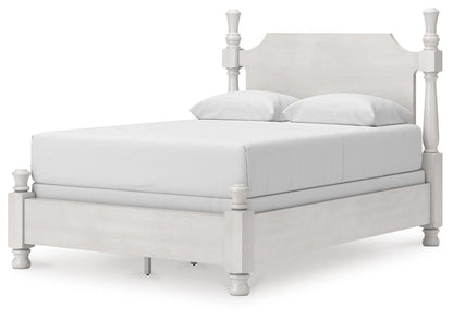 Rowlenstown Queen Poster Bed, Dresser and Mirror