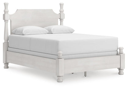 Rowlenstown Queen Poster Bed, Dresser and Mirror