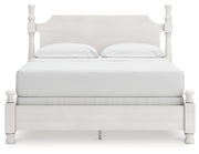 Rowlenstown California King Poster Bed, Dresser, Mirror and Nightstand