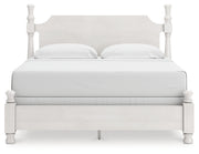 Rowlenstown King Poster Bed, Dresser, Mirror and Nightstand