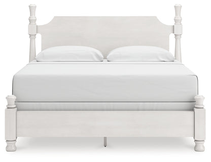 Rowlenstown King Poster Bed, Dresser, Mirror and Nightstand