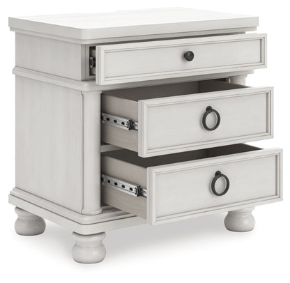 Chadworth Three Drawer Night Stand
