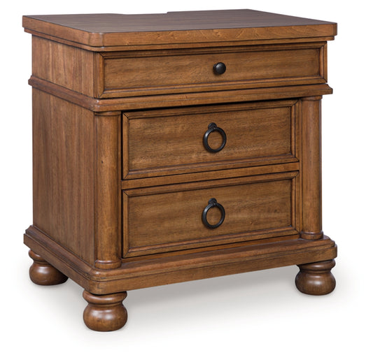 Chadworth Three Drawer Night Stand