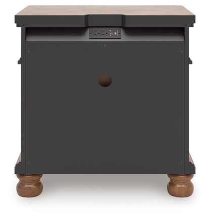 Chadworth Three Drawer Night Stand