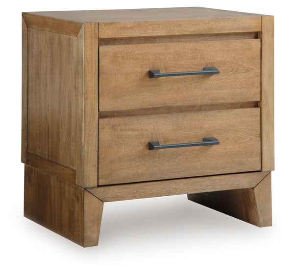 Sherbana Two Drawer Night Stand