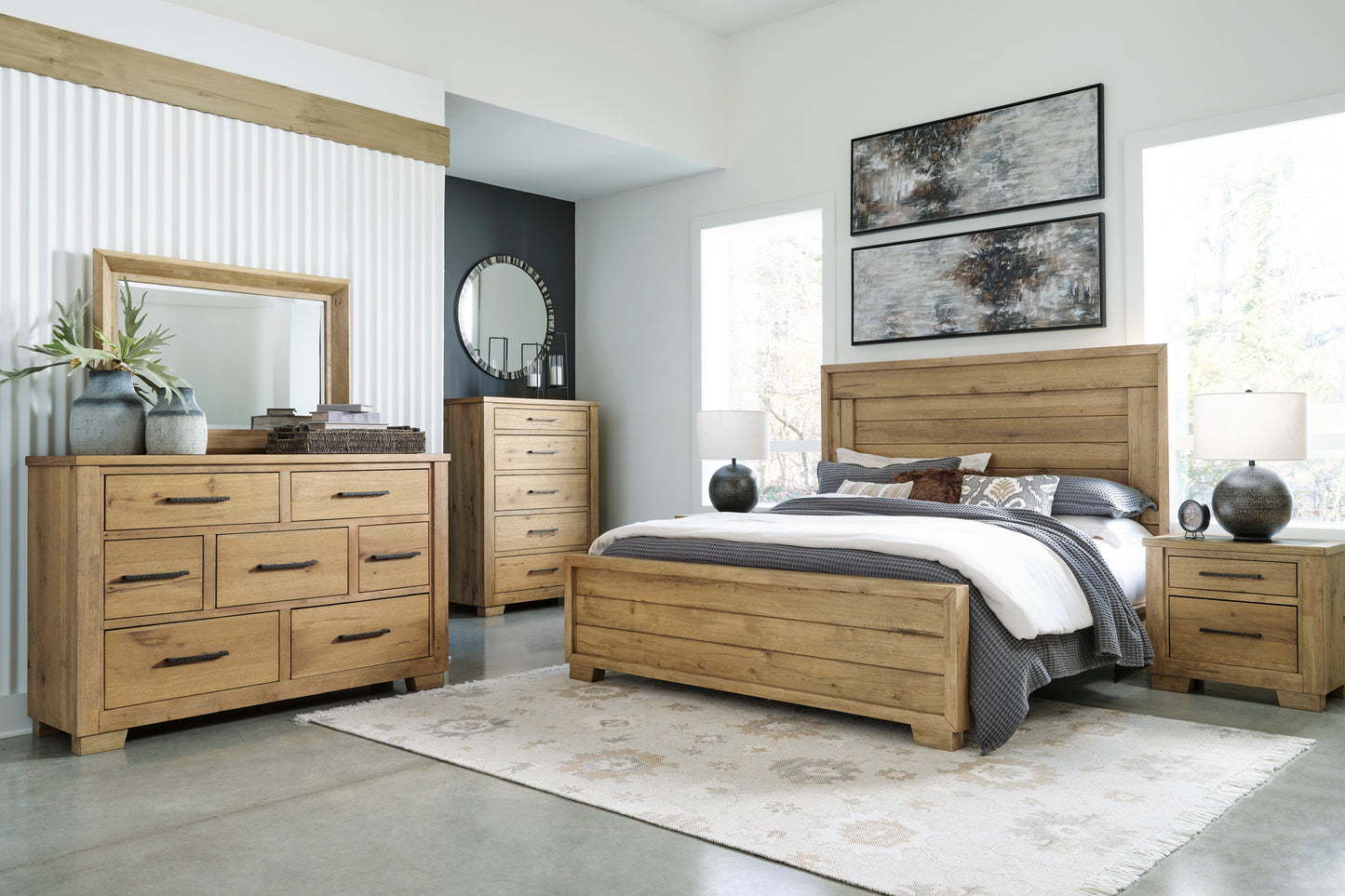 Galliden 4 Pieces Queen Bedroom Set