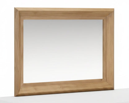 Galliden King Panel Bed with Mirrored Dresser