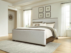 Darimore King Upholstered Panel Bed