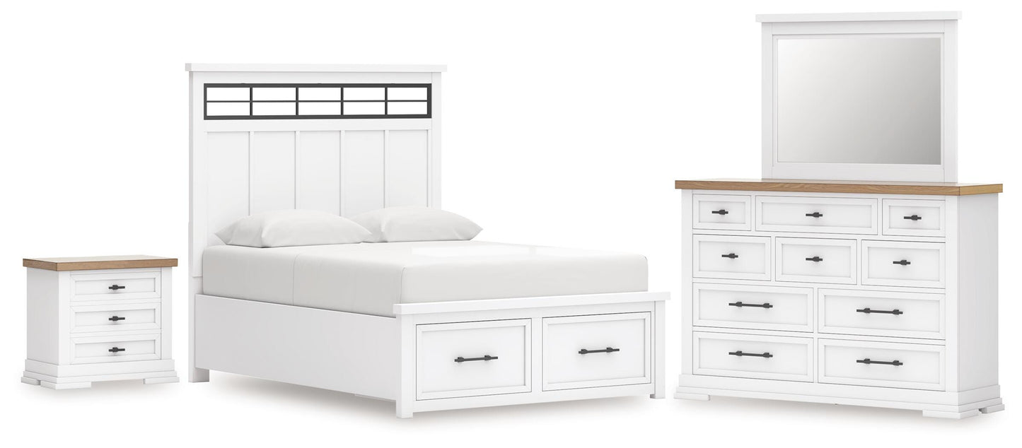 Ashbryn Panel Storage Bed