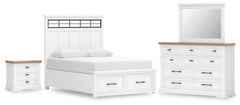 Ashbryn Panel Storage Bed