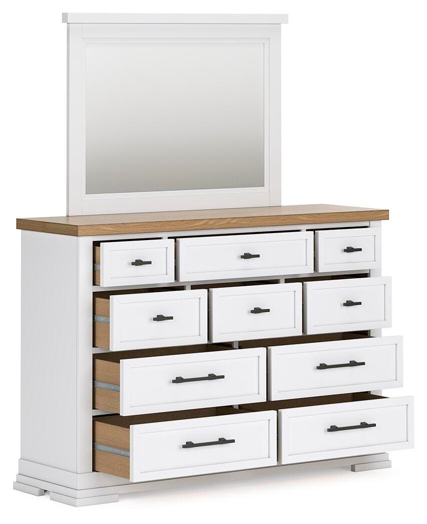 Ashbryn Queen Panel 4PC Storage Bedroom Set