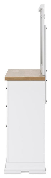 Ashbryn King Panel Storage Bed, Dresser, Mirror and Nightstand