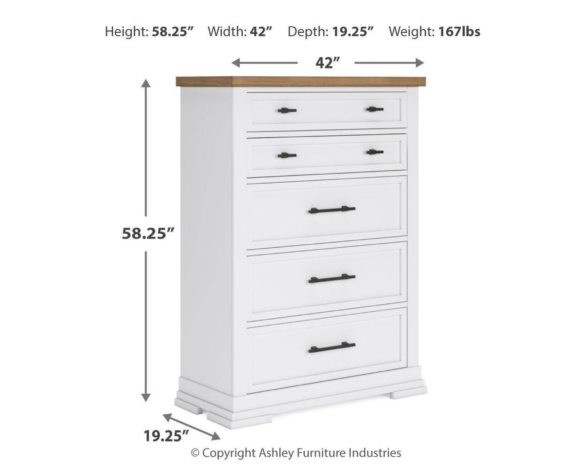 Ashbryn Five Drawer Chest