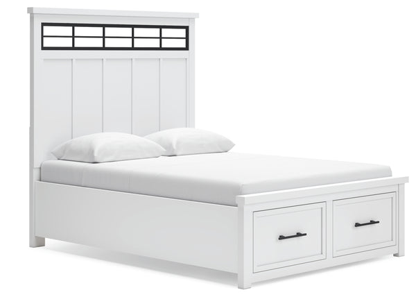 Ashbryn Queen Panel Storage Bed