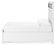 Ashbryn & Taffenbrook Queen Upholstered Panel 4PC Bedroom Set with Comforter Kit