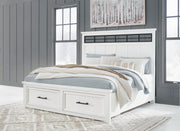 Ashbryn California King Panel Storage Bed