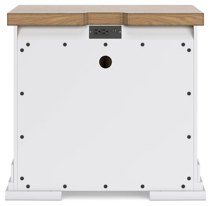 Ashbryn Three Drawer Night Stand