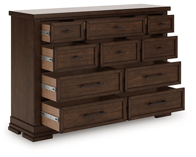 Taffenbrook Panel Storage Queen 4PC Bedroom Set + Free Comfort