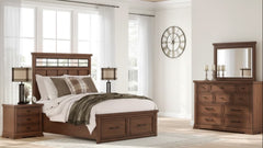 Taffenbrook Queen Panel Storage Bed 4PC Set