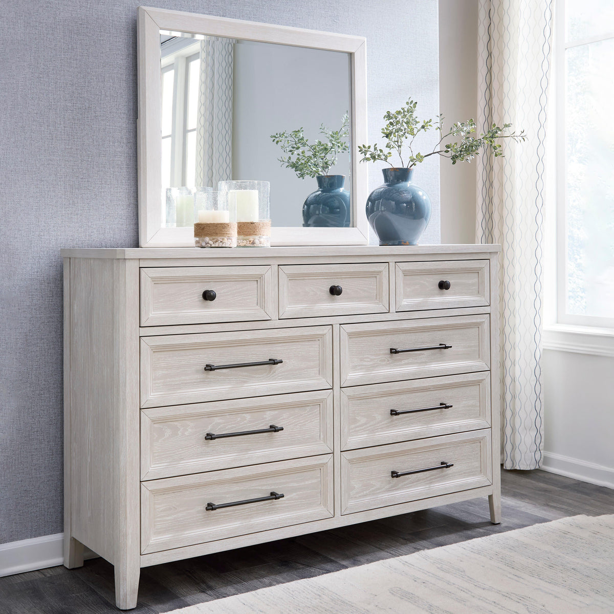 Cressenda Dresser and Mirror