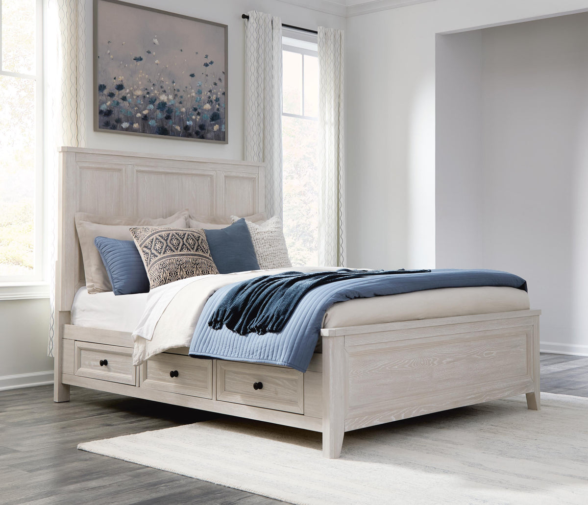 Cressenda Queen Panel Storage Bed