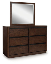 Dilenno King Canopy Bed with Mirrored Dresser and Nightstand