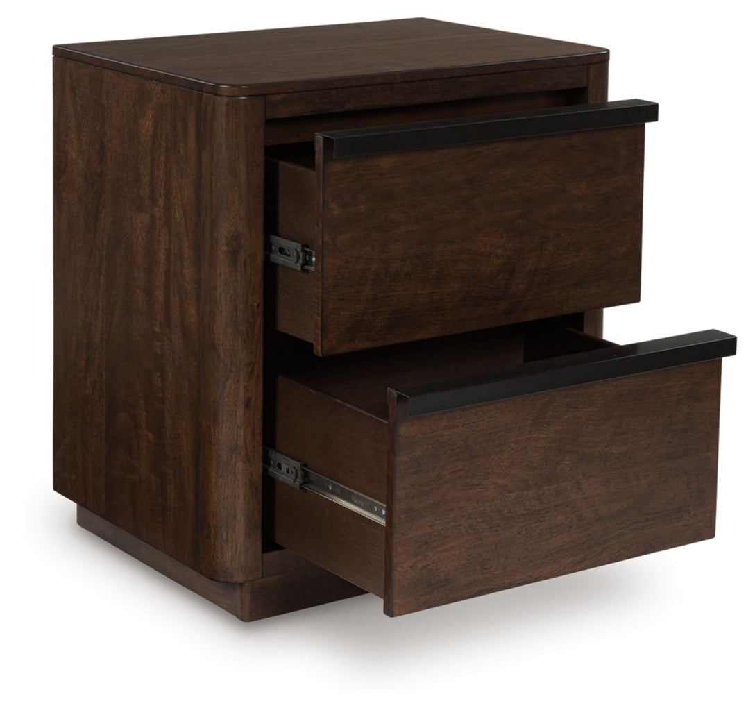 Kendamor Two Drawer Night Stand