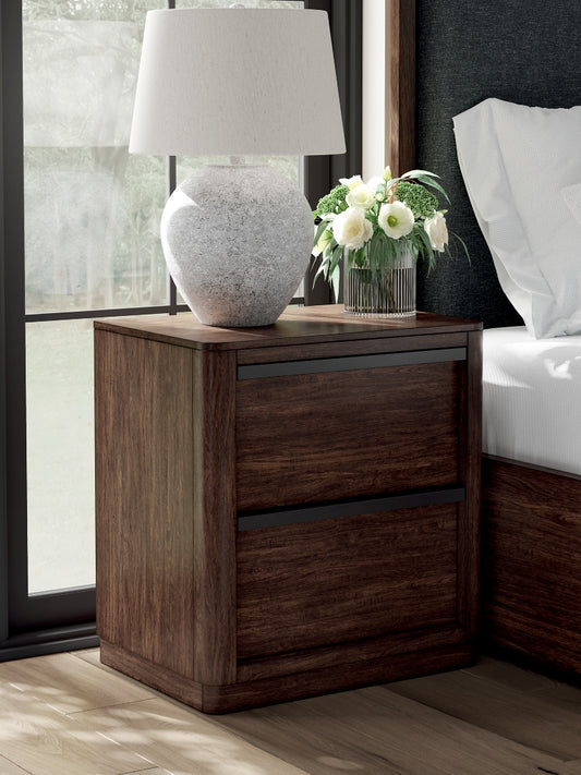Kendamor Two Drawer Night Stand
