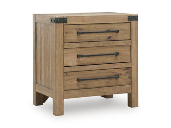 Ridgester Three Drawer Night Stand