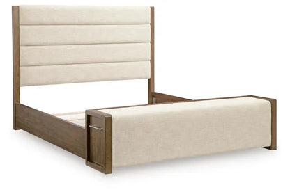 cama con almacenamiento Marxmore King Upholstered