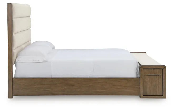 cama con almacenamiento Marxmore King Upholstered