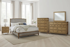 Sharlance Queen Upholstered Panel Bed