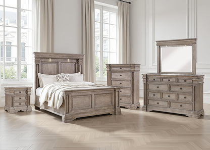 Blairhurst Queen Panel Bed, Dresser, Mirror, Chest and Nightstand