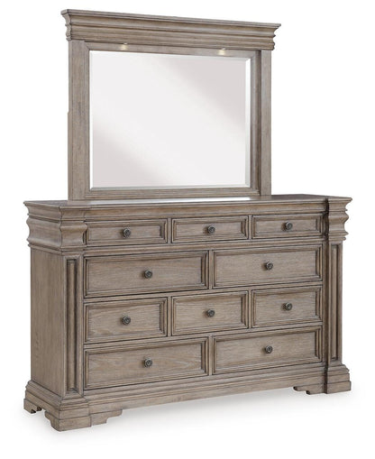 Blairhurst Queen Panel Bed, Dresser, Mirror, Chest and Nightstand