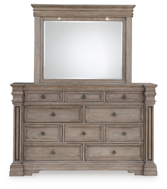 Blairhurst Queen Panel Bed, Dresser, Mirror, Chest and Nightstand