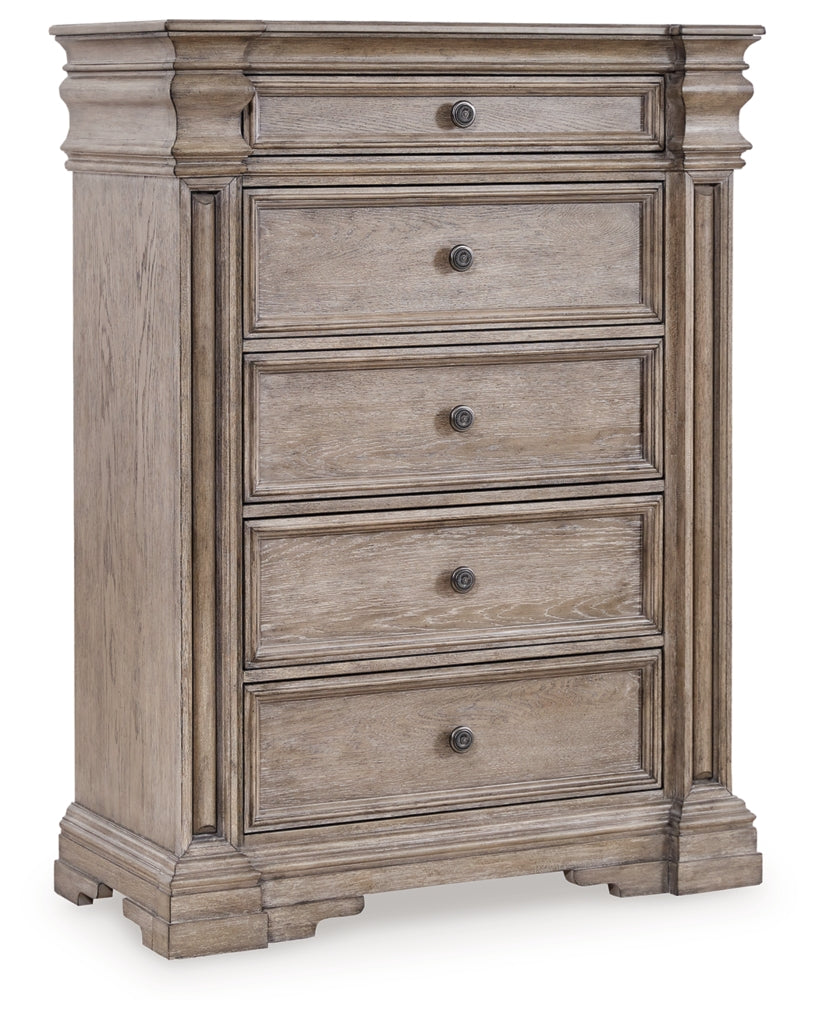 Blairhurst King Panel Bed, Dresser, Mirror and Chest