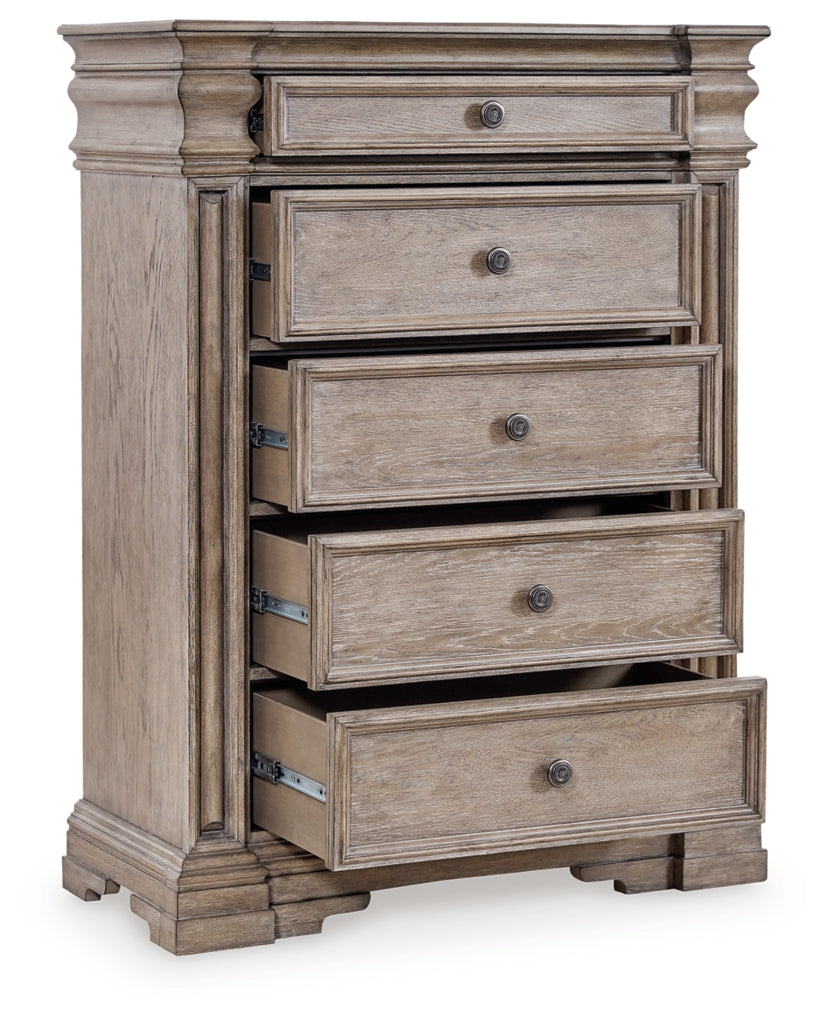 Blairhurst King Panel Bed, Dresser, Mirror, Chest and Nightstand
