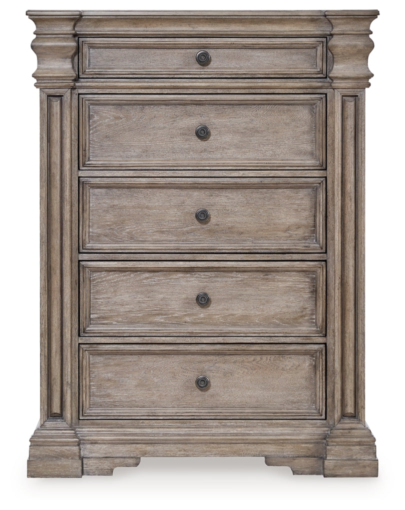 Blairhurst Queen Panel Bed, Dresser, Mirror and Chest