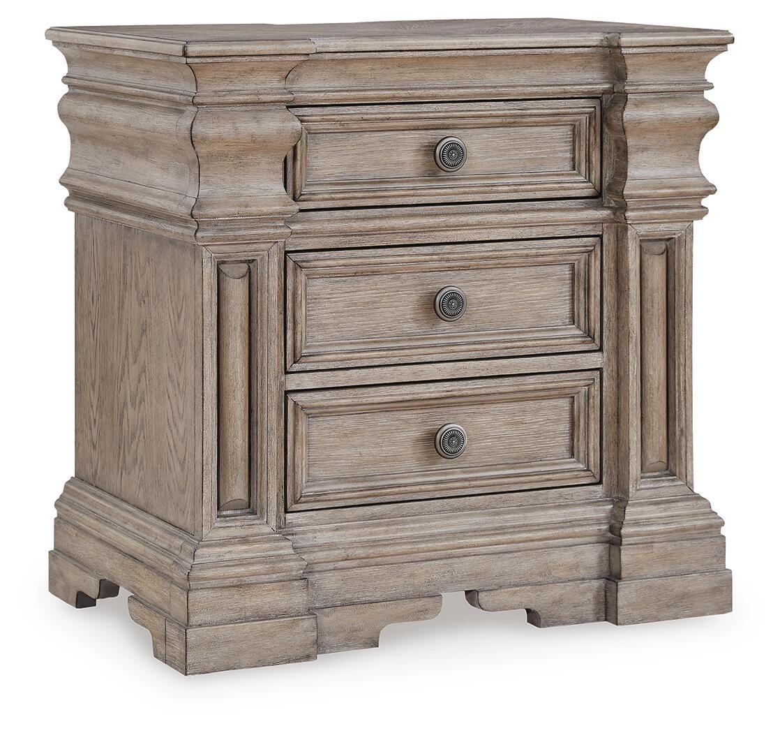 Blairhurst Queen Panel Bed. Dresser, Mirror, 2 Chests and 2 Nightstands