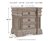 Blairhurst Three Drawer Night Stand