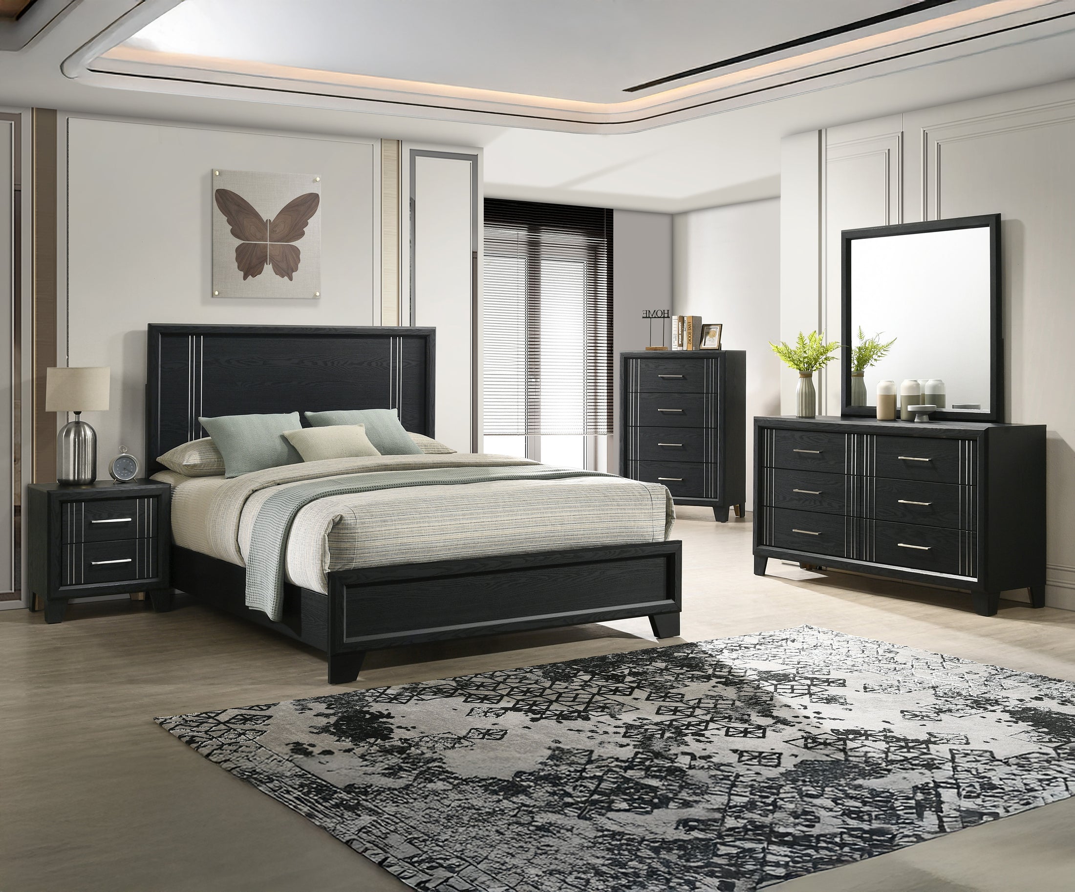 Charlie Bed Charcoal