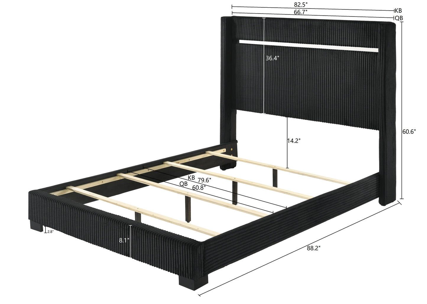Gennro Bed
