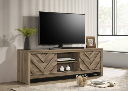 Valor Tv Stand-Light Brown