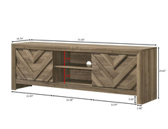 Valor Tv Stand-Light Brown