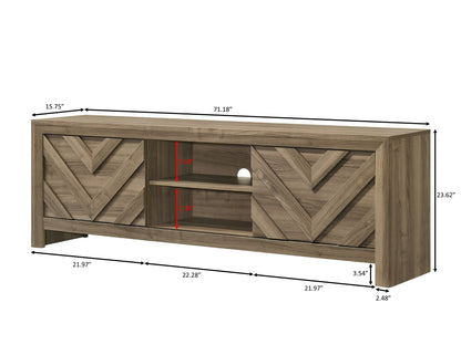 Valor Tv Stand-Light Brown