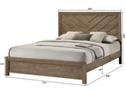 Valor Bed Light Brown