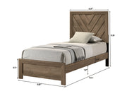 Valor Bed Light Brown