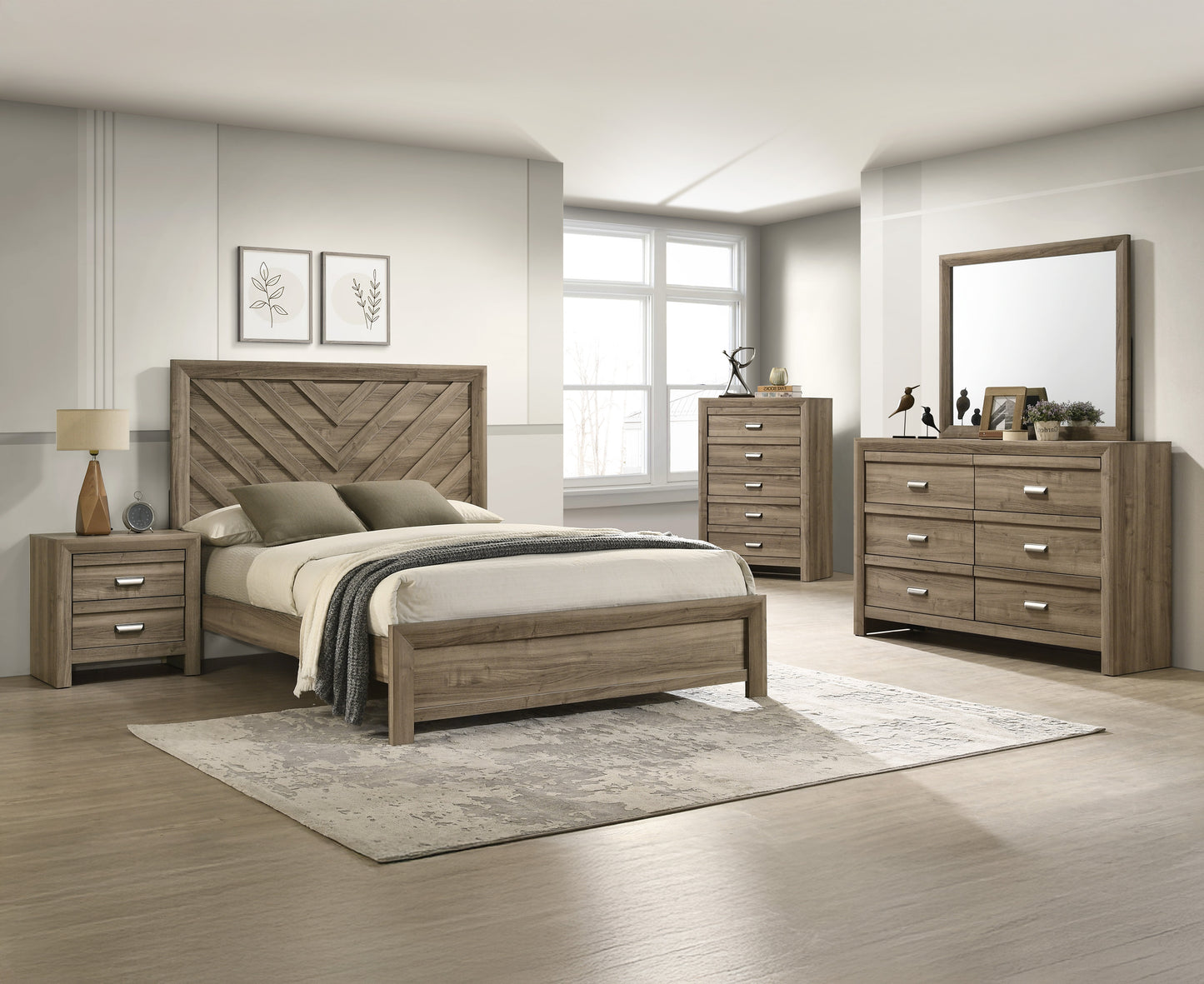 Valor Bed Light Brown