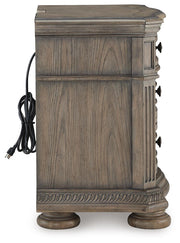 Ardenfield King Upholstered Sleigh Bed, Dresser, Mirror and Nightstand